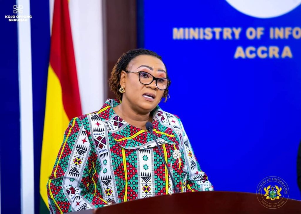 Mavis Hawa Koomson, Minister Of Fisheries And Aquaculture Development   Social Fisherfolks Support.j